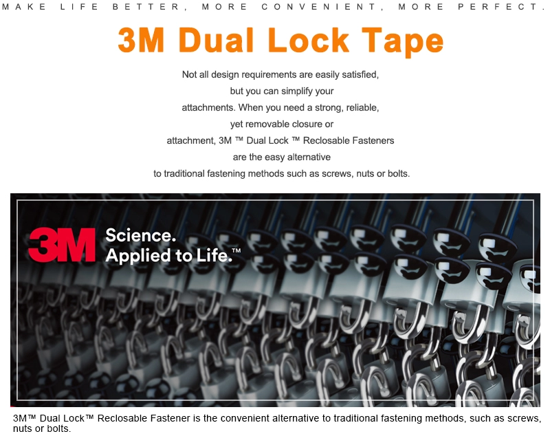 3M Dual Lock SJ3540, Hook and Loop
