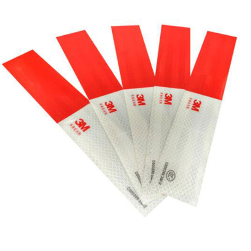 3M Waterproof Reflective Tape Conspicuity Caution Tape White and Red