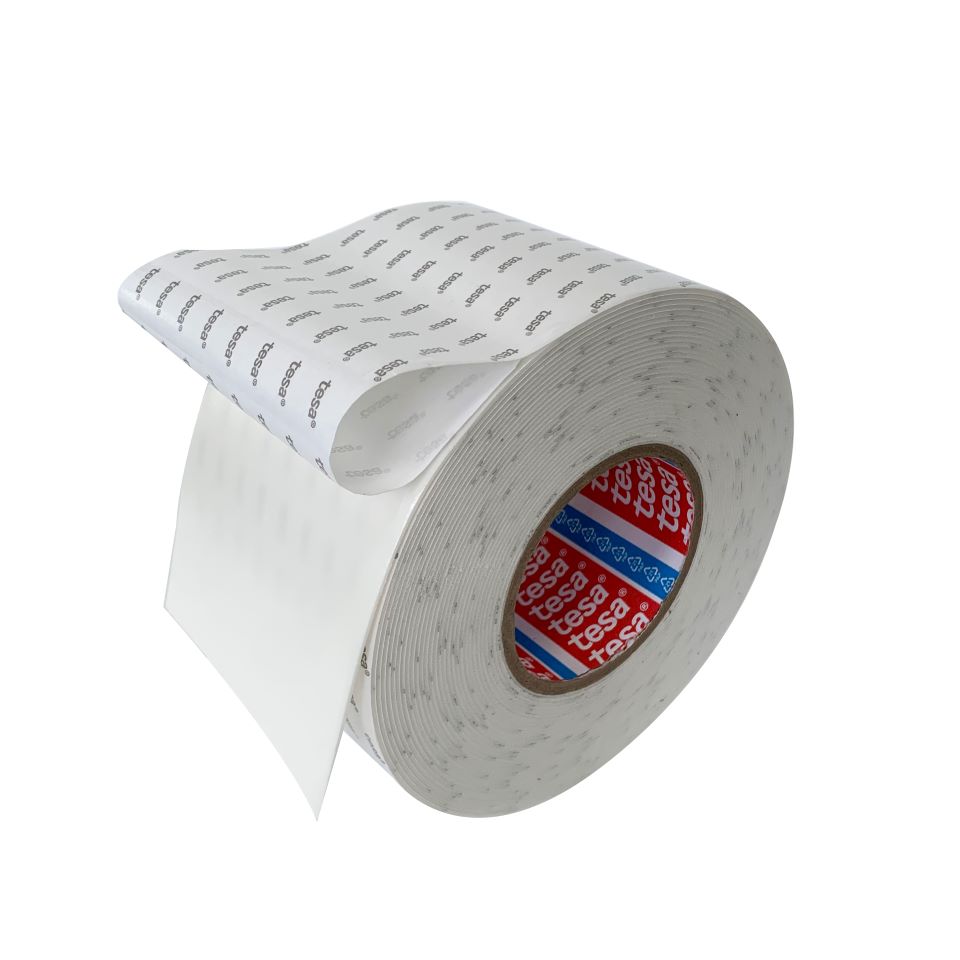 Tesa 55576 1.2mm White double sided PE foam tape