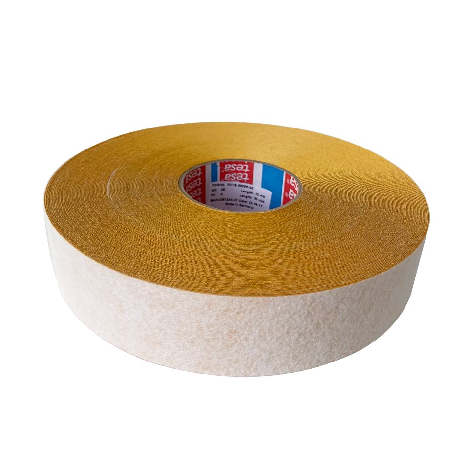 Tesa 50118 0.54mm With PET Fleece Backing For Mounting Application In Automotive