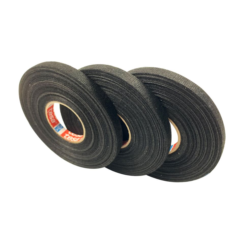 tesa 51608 PET fleece tape for flexibility and noise damping 9mmx25m